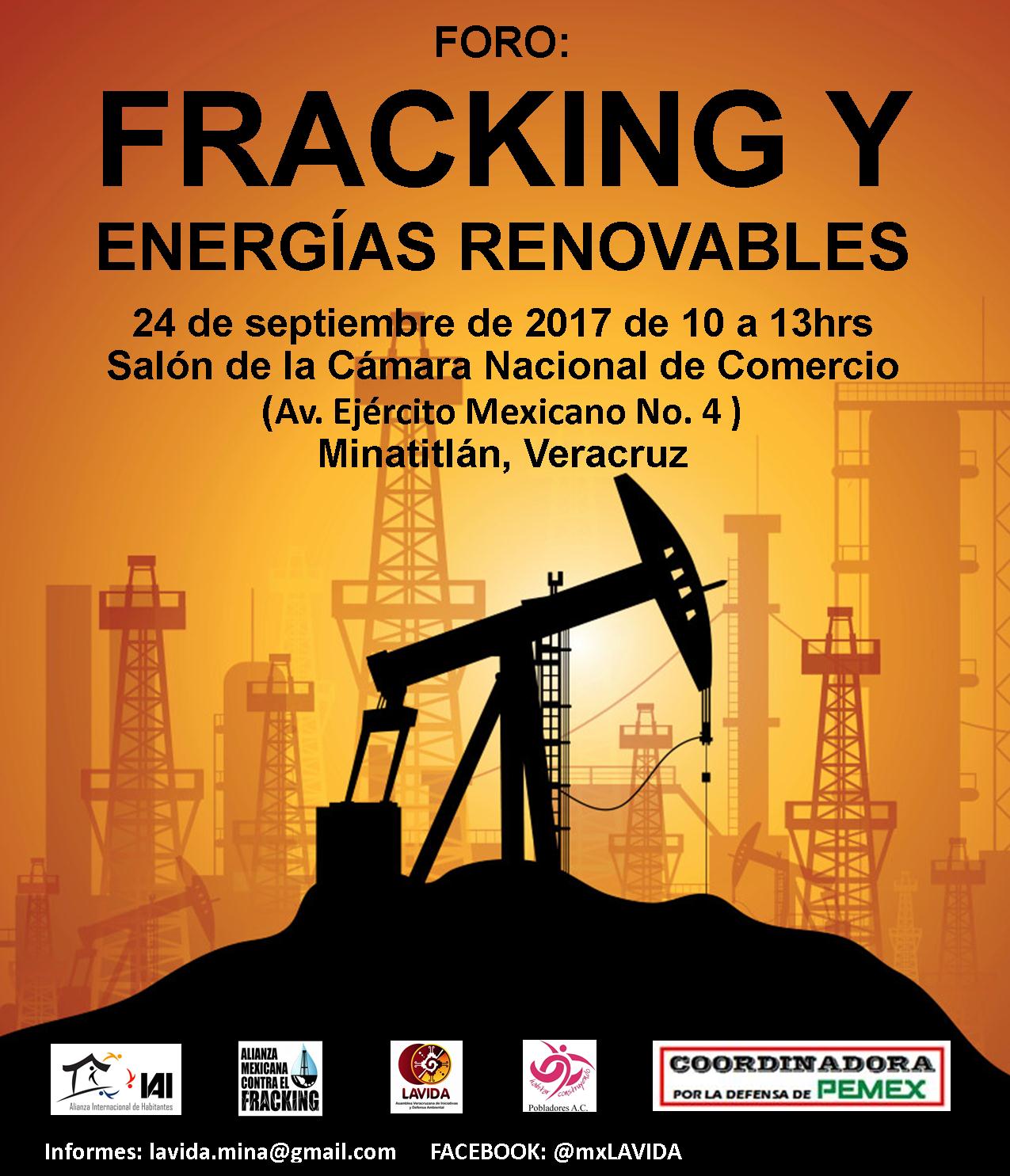 Foro Fracking y Energías Renovables, Minatitlán